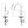 Набор смесителей Kroner Graz-GRP030-T + смеситель Graz-GRP010