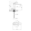 Набор змішувачів Kroner Makon-GRP060 + змішувач Makon-GRP030-T + змішувач Makon-GRP010