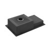 Комплект кухонная мойка Kroner Schwarze-7848RHM PVD + смеситель Edelstahl Klassisch-SCH035PVD + дозатор Spender-SCH049