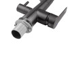 Комплект кухонная мойка Kroner Schwarze-7843ZHM PVD + смеситель Edelstahl Klassisch-PVD03817BLK + дозатор Spender-026