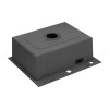 Комплект кухонная мойка Kroner Schwarze-6050HM PVD + смеситель Ersel - GRP03393BLK + дозатор Spender-026