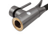 Комплект кухонна мийка Kroner Schwarze-6350HM PVD + змішувач Ersel-GRP03393BLK + дозатор Spender-SCH049