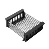 Комплект кухонна мийка Kroner Schwarze-5050HM PVD + змішувач Ersel-GRP03393BLK + дозатор Spender-026