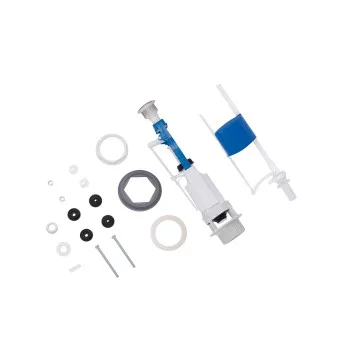 Комплект для бачка унітаза Kroner KRP - KIT6957 з одинарною кнопкою, нижнє підведення 1/2