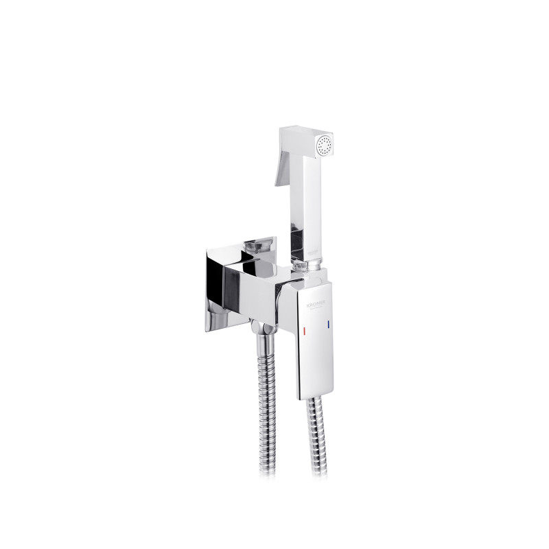 Набор для гигиенического душа скрытого монтажа со смесителем Kroner KRP Bidet - C083