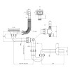 Сифон для кухонной мойки Kroner KRP Siphon - 010 3 1/2