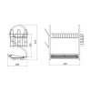 Сушилка для посуды Kroner KRM Rizze - ACC3208
